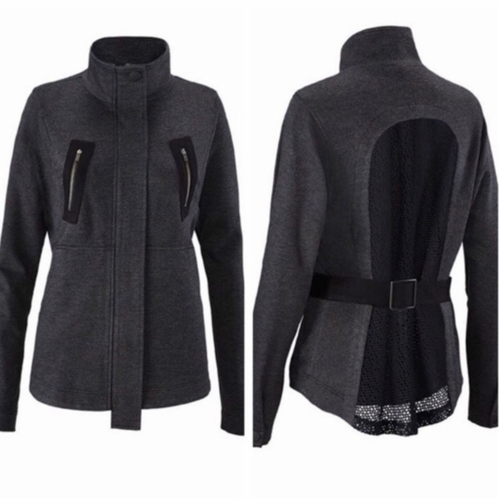 Cabi $178 Love Carol Collection Black Gray Mesh Jacket M - Picture 12 of 13